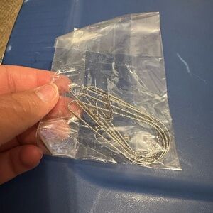 Silver drop earrings